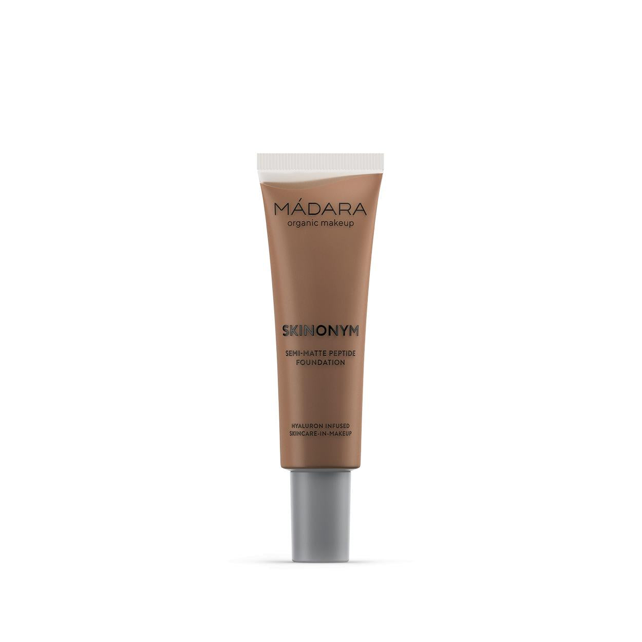 Skinonym base de maquillaje de péptidos semimate #85 umber, Mádara 30 ml