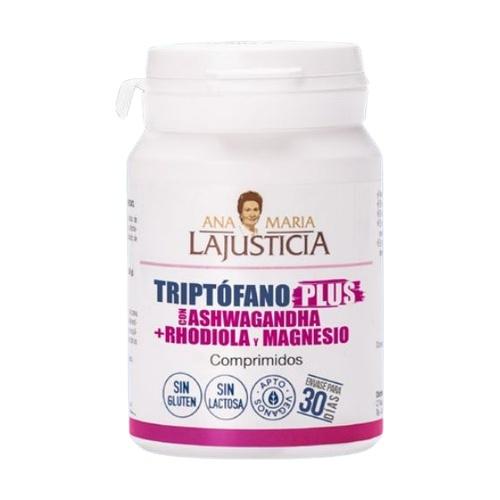 Triptófano plus con ashwagandha + rhodiola y magnesio Ana María LaJusticia 60 comprimidos