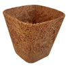 Macetas cuadradas de fibra de coco Biotop 8 x 8 x 8 cm (6uds)