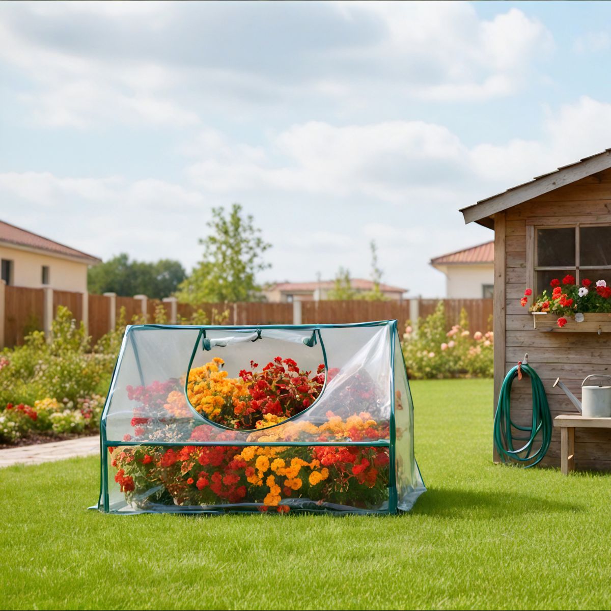 Mini Invernadero de suelo PVC Biotop 100 x 60 cm