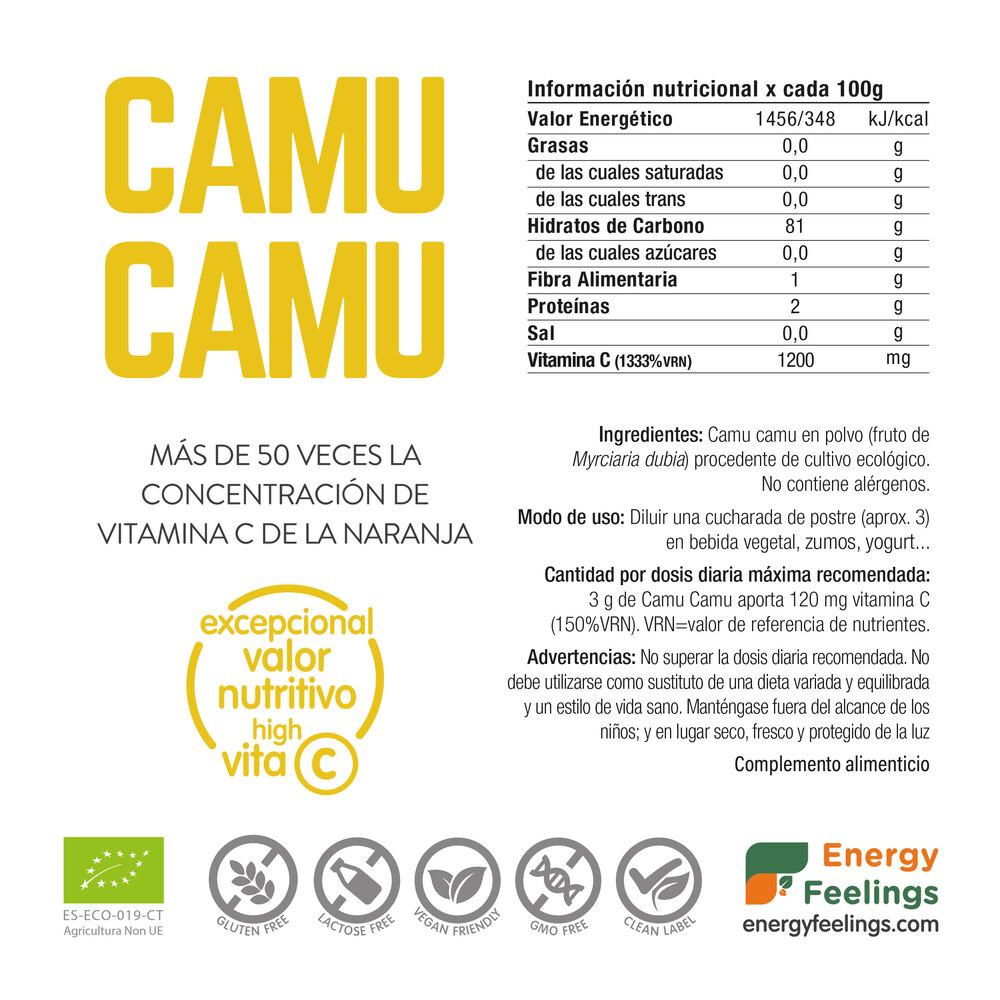 Camu Camu BIO en polvo Energy Feelings 1kg