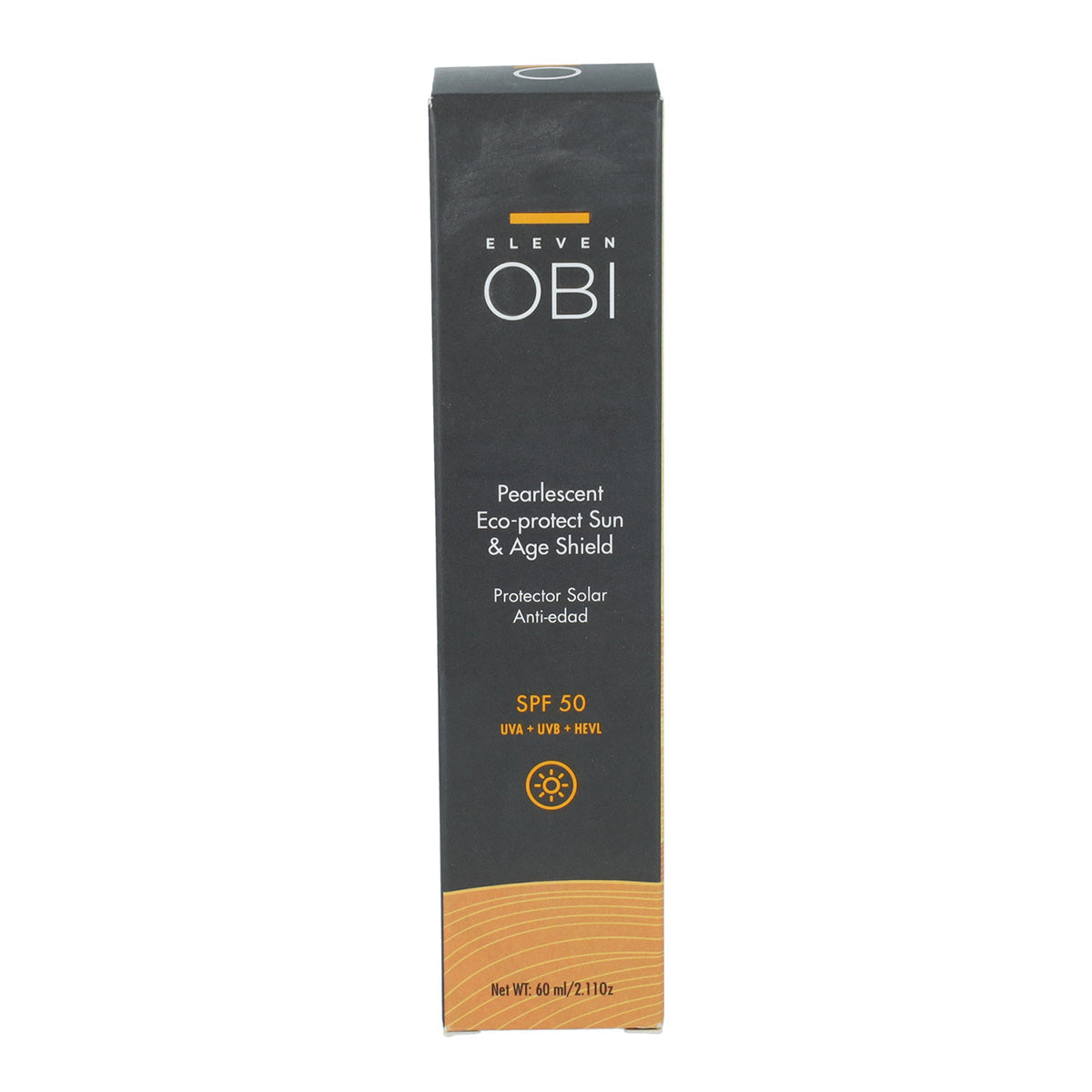 Protector solar antiedad ECO nacarado SPF 50 Eleven Obi 60ml