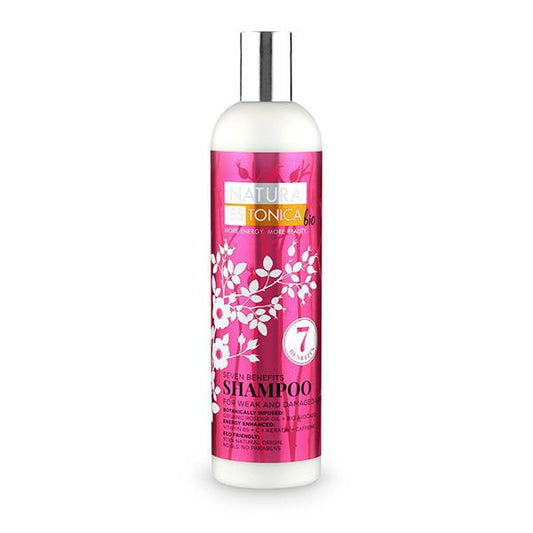 Champú para cabello débil y dañado 7 benefits Natura Estonica 400 ml
