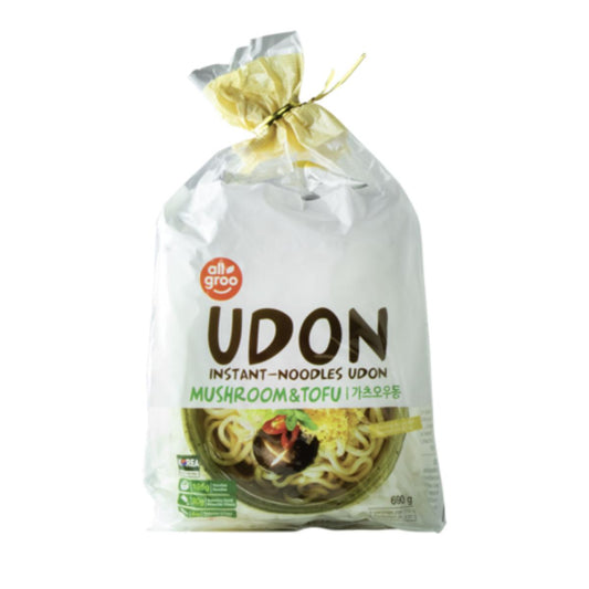 Fideos Udon, Tofu y Champiñones Allgroo 690 g
