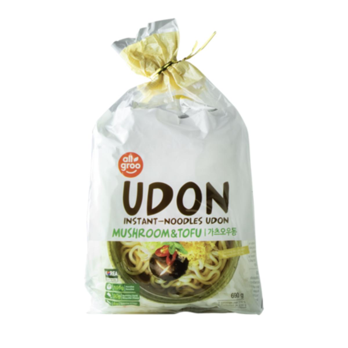 Fideos Udon, Tofu y Champiñones Allgroo 690 g