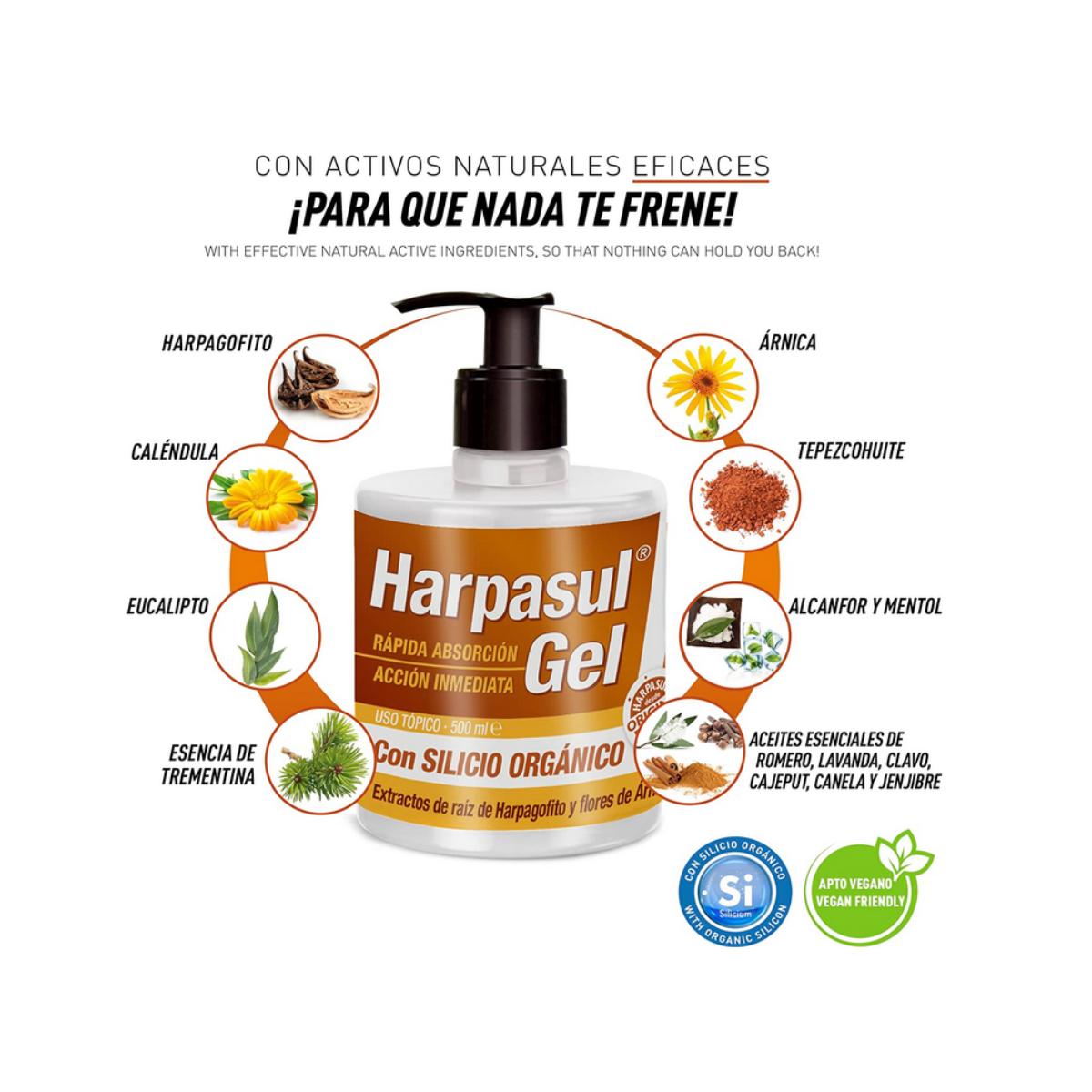 HARPASUL® gel con silicio orgánico Natysal