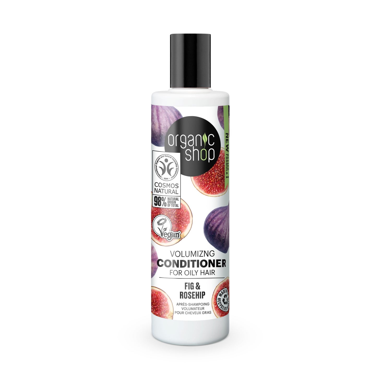Acondicionador volumen para cabello graso higo y escaramujo Organic Shop 280 ml