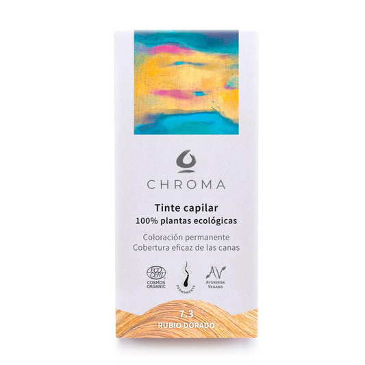 Tinte capilar 7.3 rubio dorado Chroma tintes 100 g