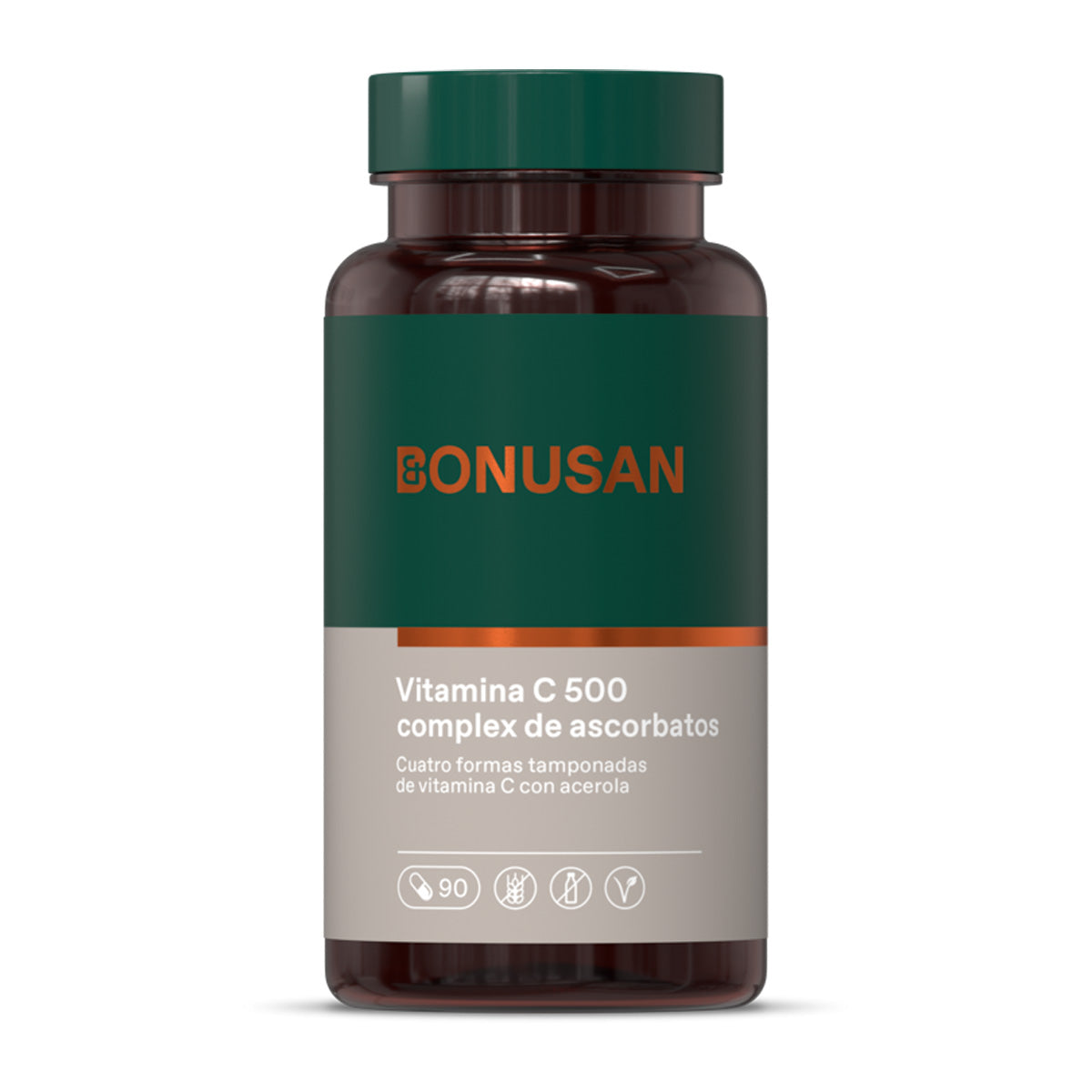 Bonusan Vitamina C-500 complejo de ascorbatos 90 cápsulas