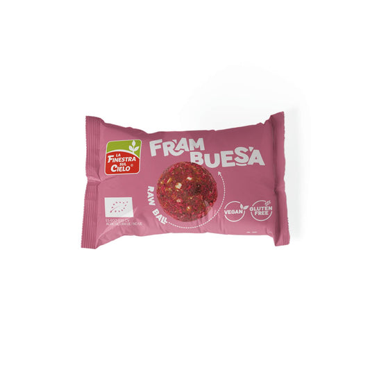 Energy ball frambuesa bio gluten free La Finestra Sul Cielo 25 g