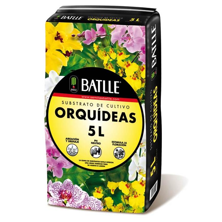 Sustrato Orquídeas Batlle 5 L