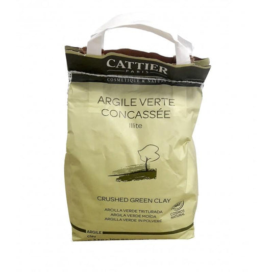 Arcilla verde Illite triturada Cattier 3 kg