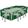 Funda rectangular cubre mesas y sillas de polietileno 325 x 205 x 90 cm
