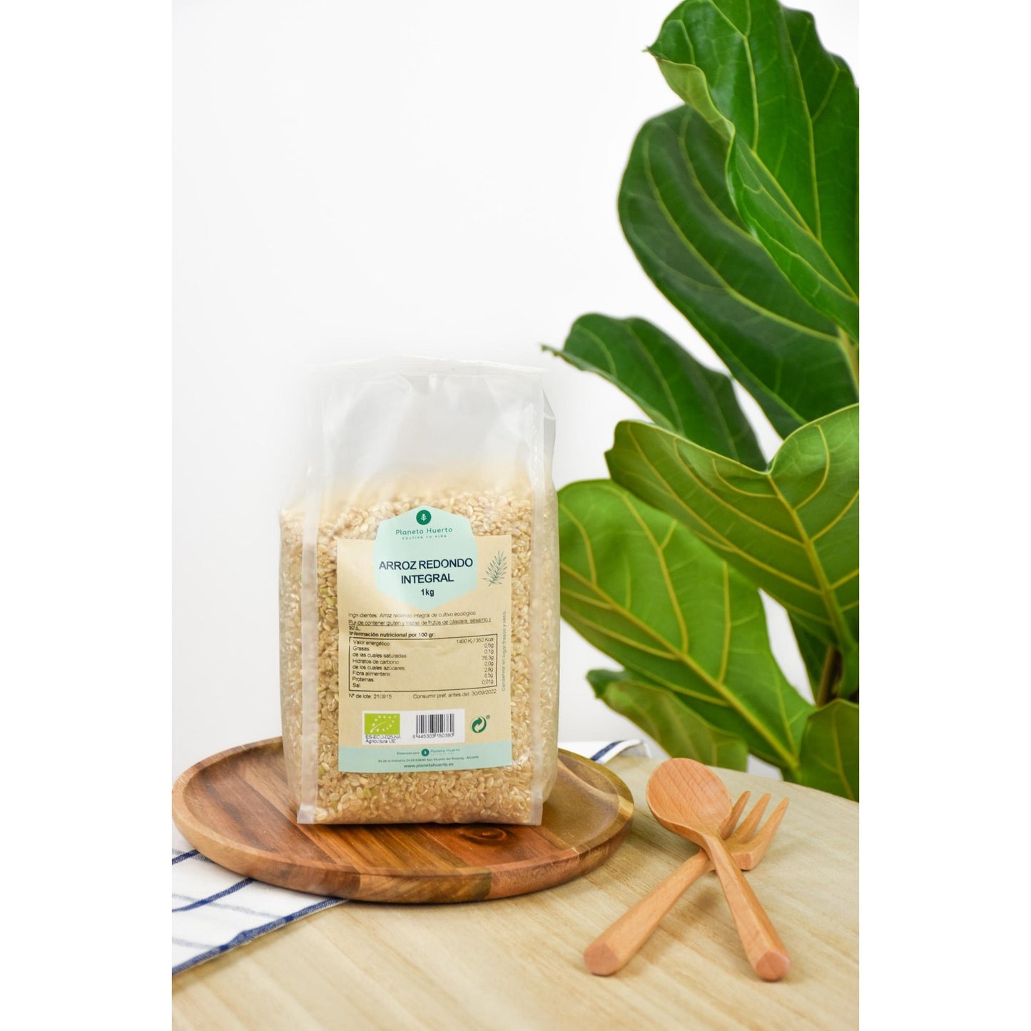 Arroz redondo integral ECO Planeta Huerto 1 kg