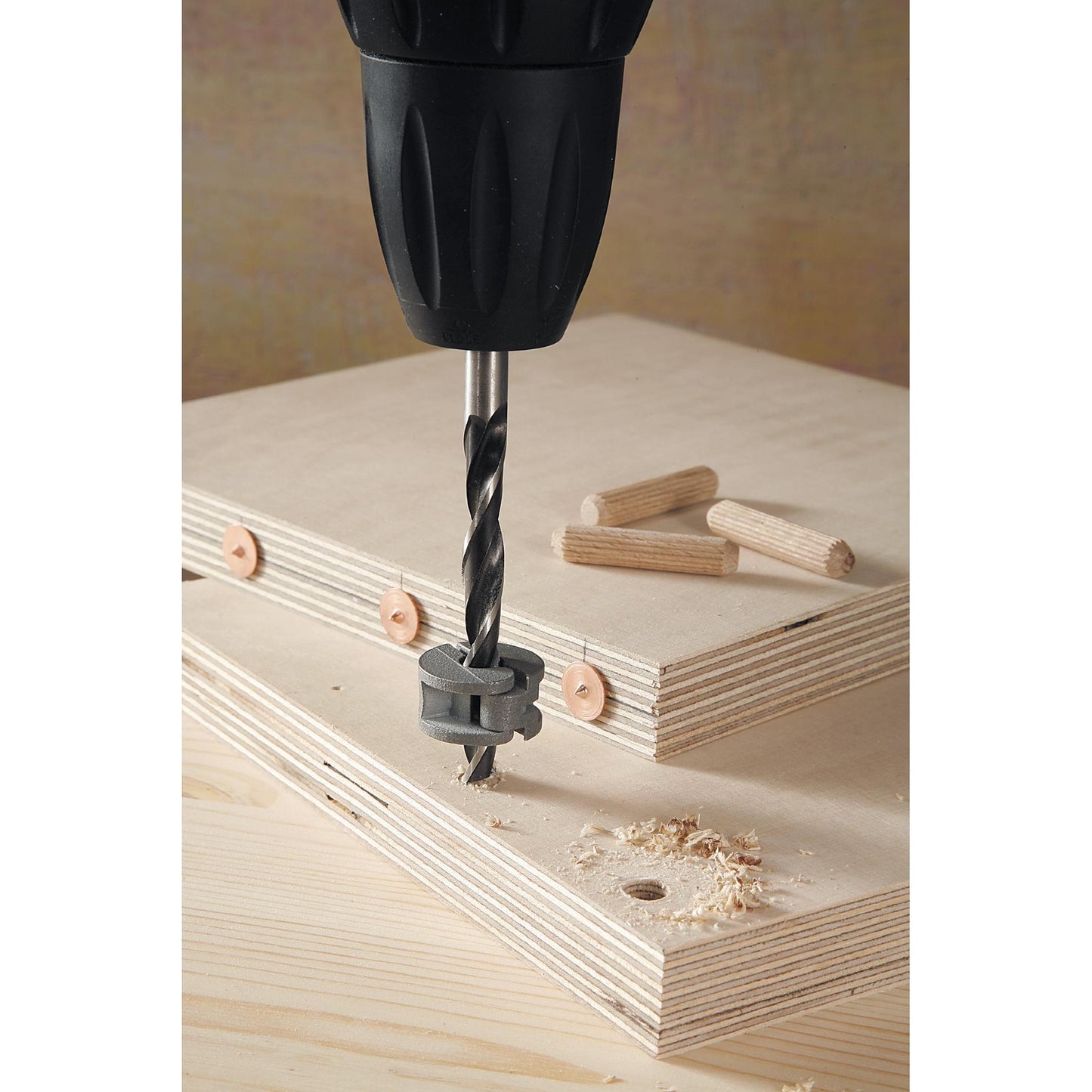 4 marcadores para espigar Wolfcraft 2911000 Ø 8 mm