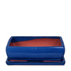 Tiesto bonsais Kofun rectangular azul + Plato 27x21x8 cm