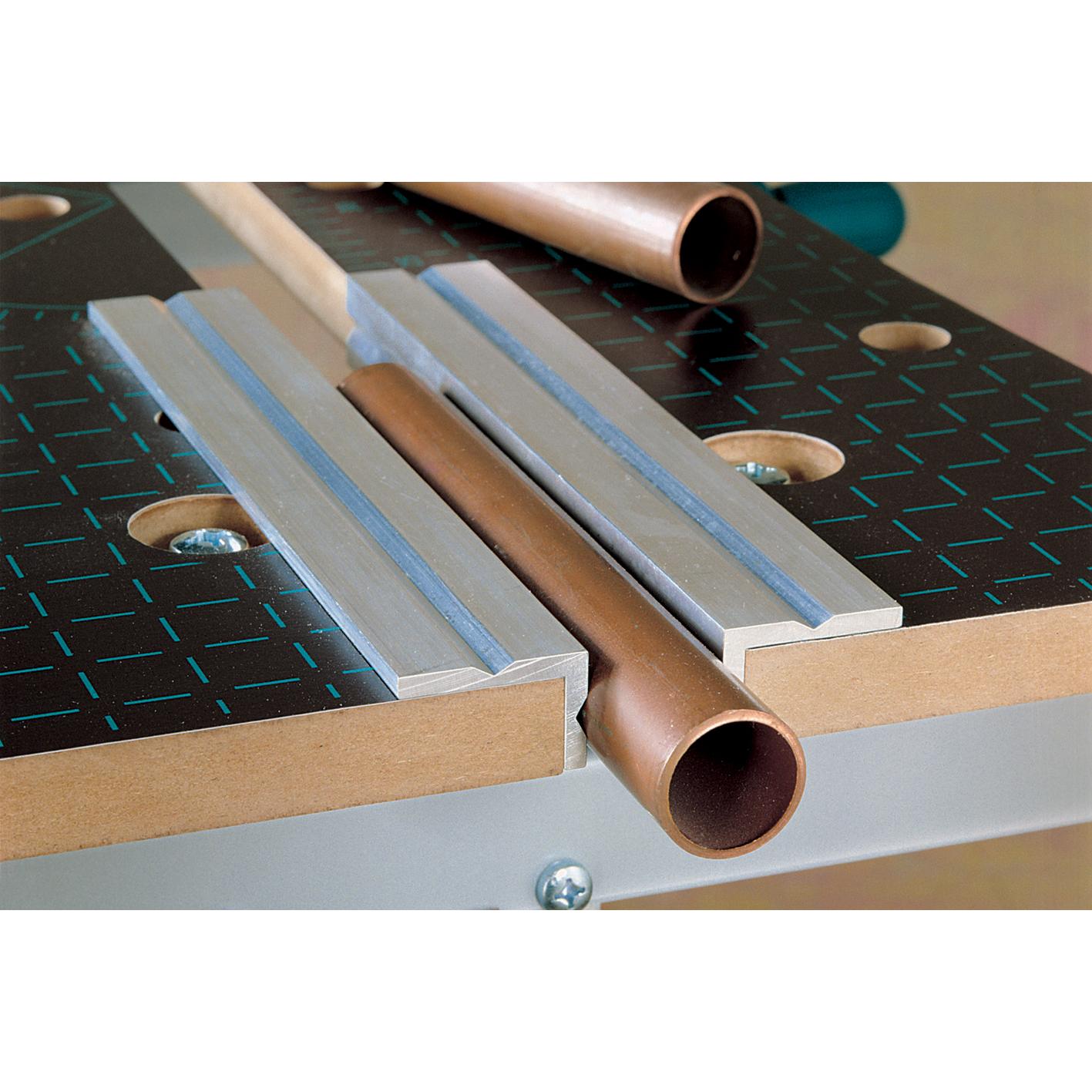 Wolfcraft 6171000 - 2 mordazas de tornillo de banco en aluminio