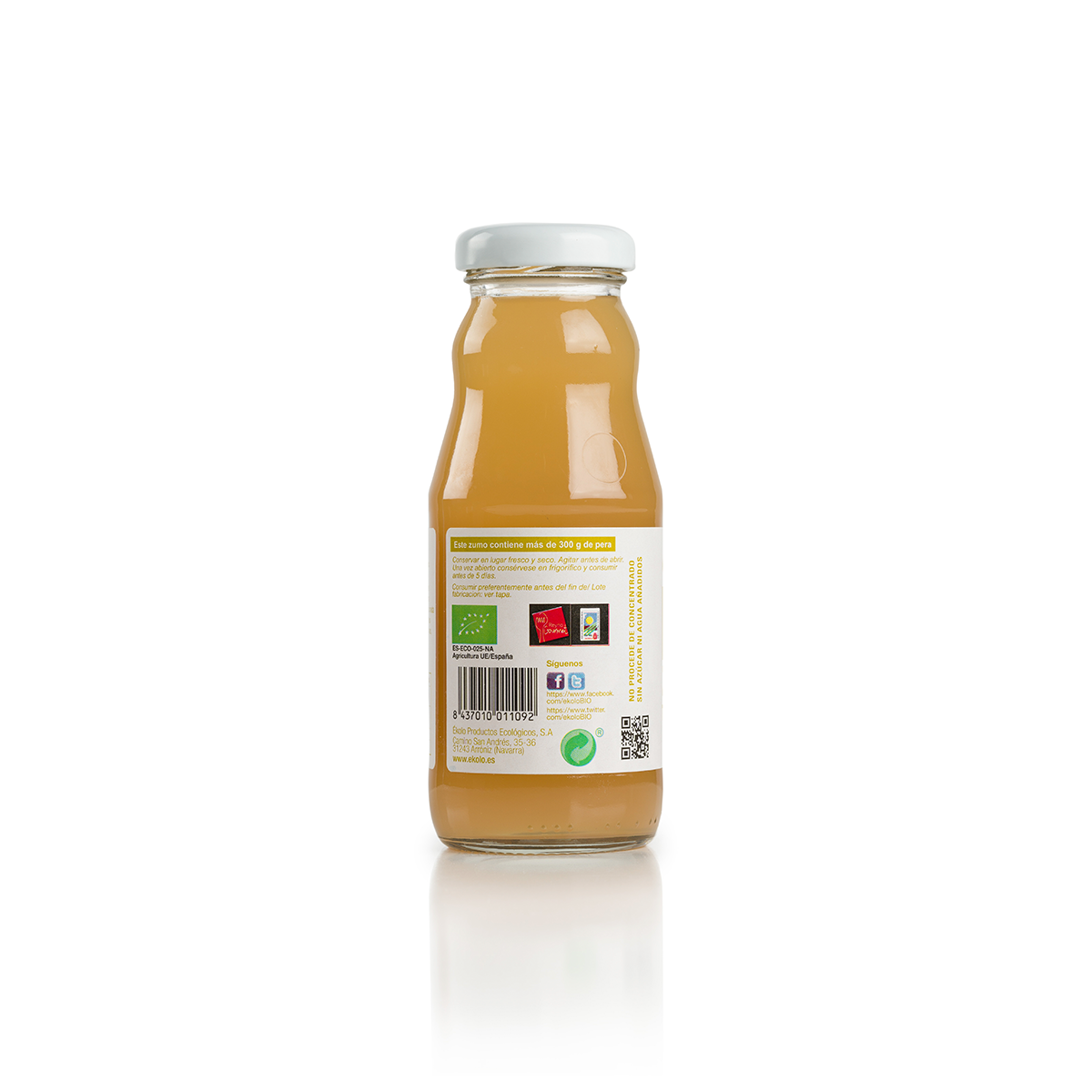 Zumo de Pera Bio ékolo 200 ml