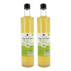 Pack 2x Vinagre de manzana ECO sin filtrar Planeta Huerto 750 ml