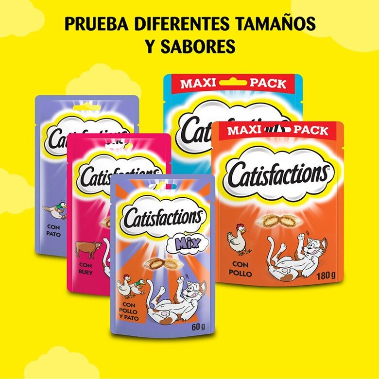 Catisfactions Premios con queso para gatos 60 g