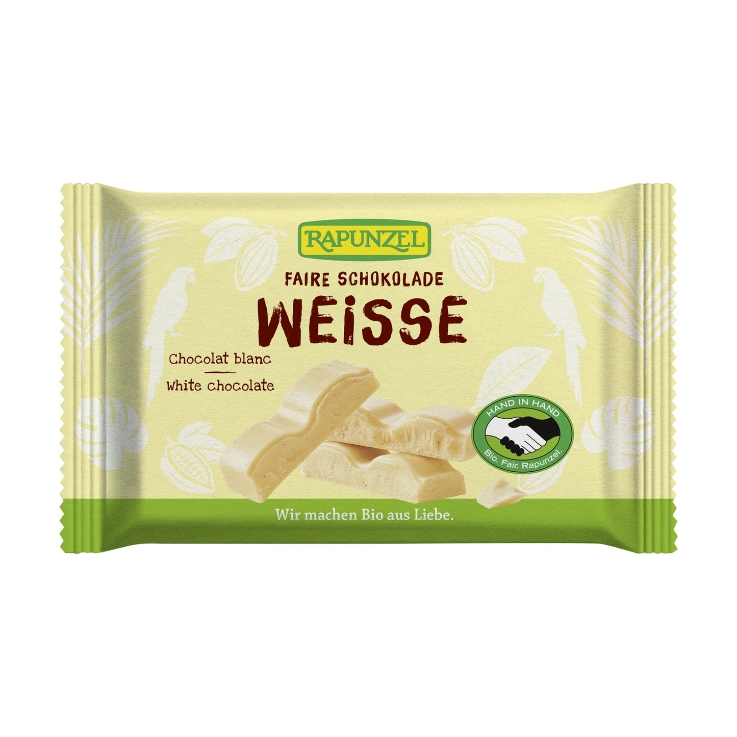 Snack chocolate blanco Rapunzel 100 gr