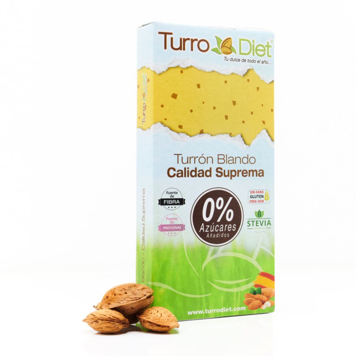 Turrón Blando Stevia 150 g Turro Diet