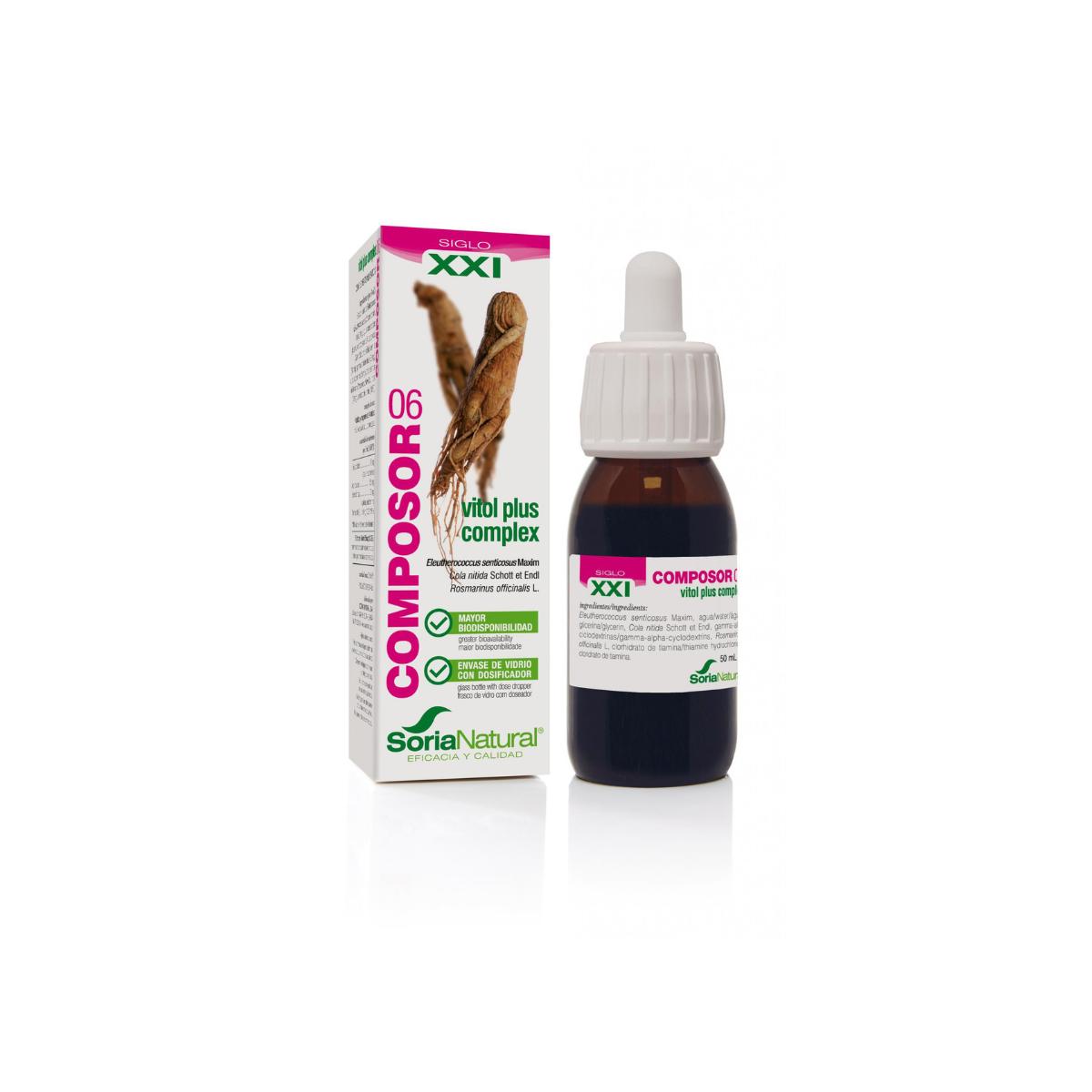 Composor 6 Vitol Plus Complex XXI Soria Natural, 50 ml