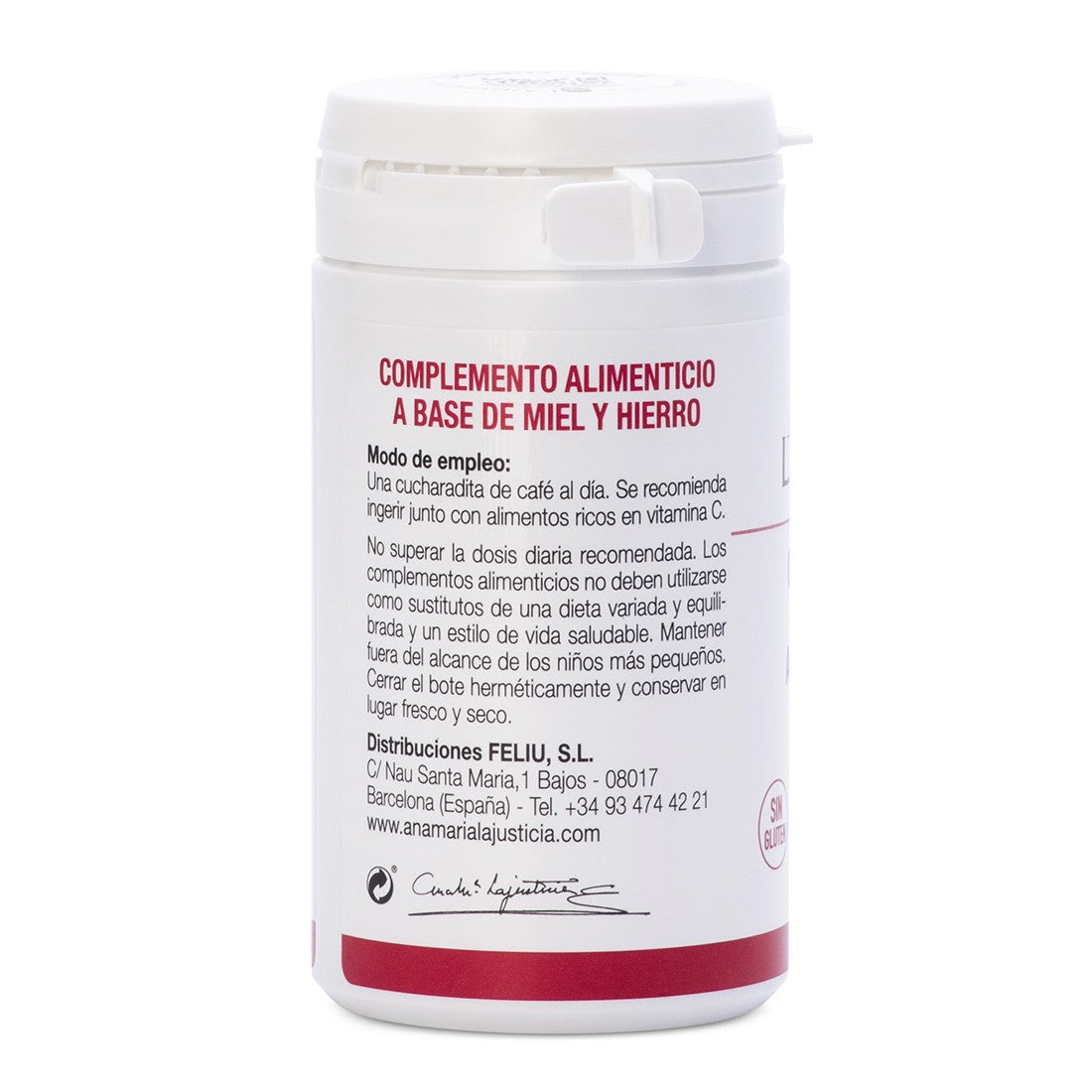 Hierro con miel Ana Maria LaJusticia 135 g