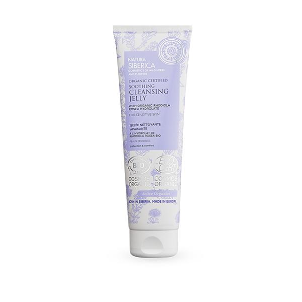 Gelatina Limpiadora Calmante para Piel Sensible Certificada Orgánica Natura Siberica 140 ml