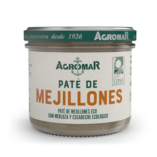 Paté de mejillones en escabeche ecológico Agromar 100 g