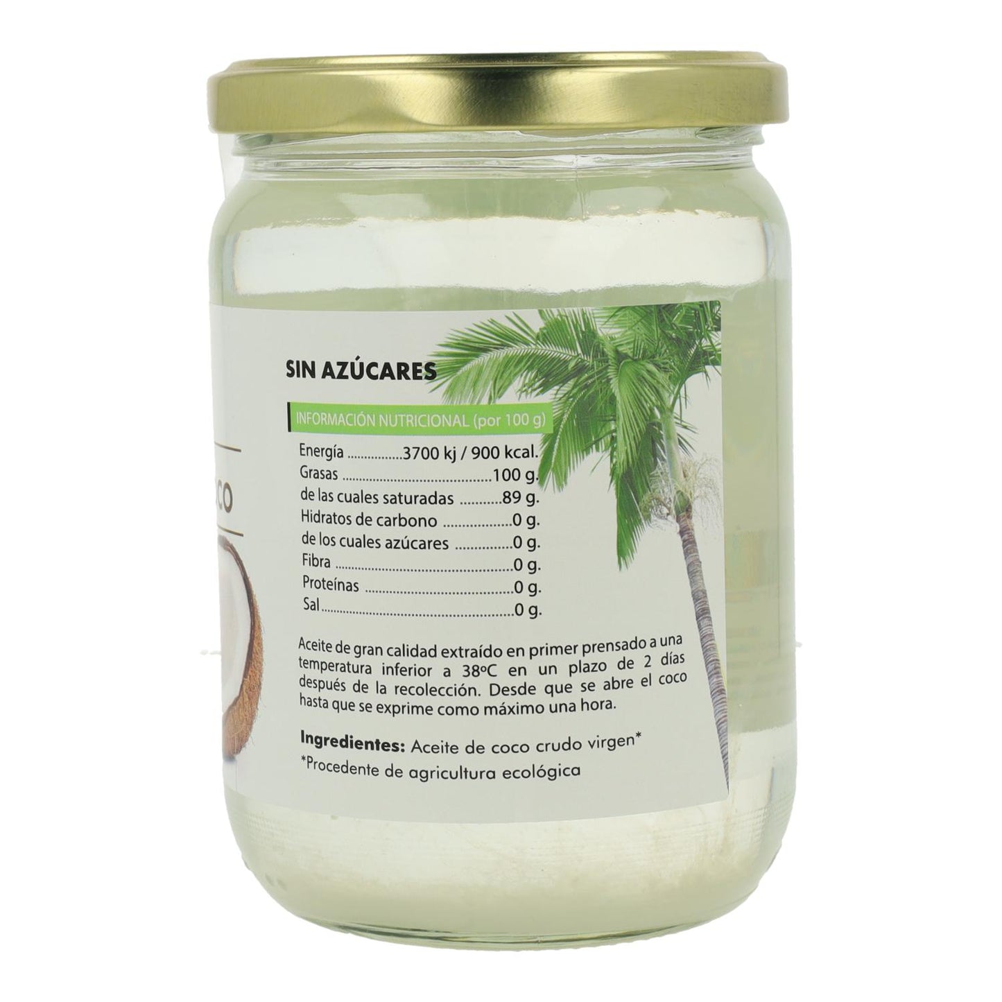 Aceite de coco ECO Salud Viva 500 g