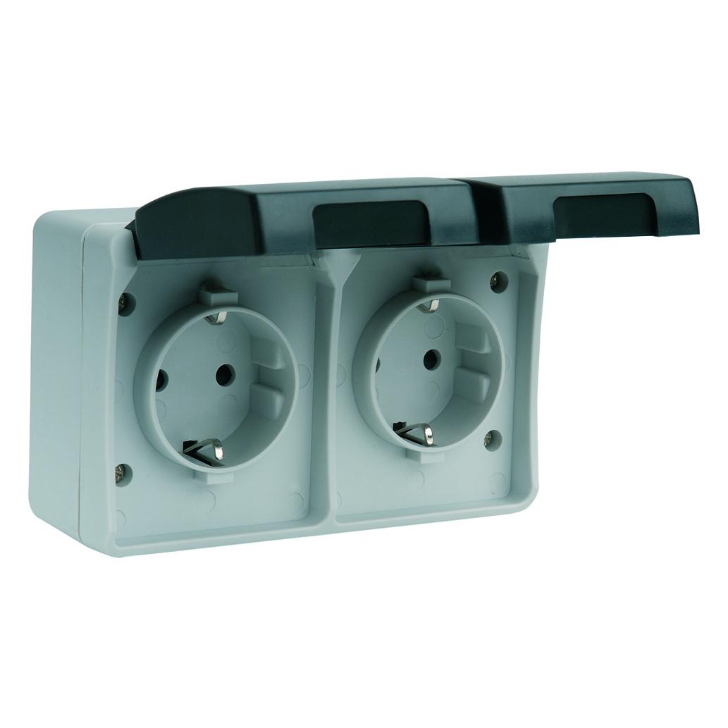 2 bases enchufe Simon Brico