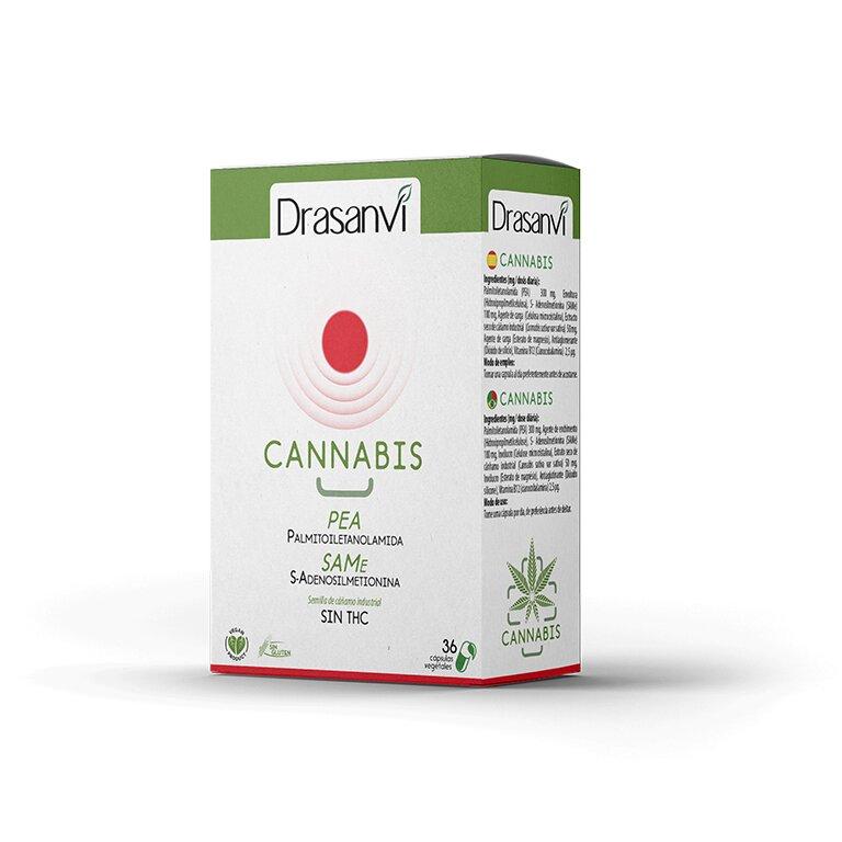 Cannabis D Rojo 36 capsulas 663 mg Drasanvi