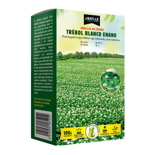 Semillas trébol enano blanco repens Batlle 100 g