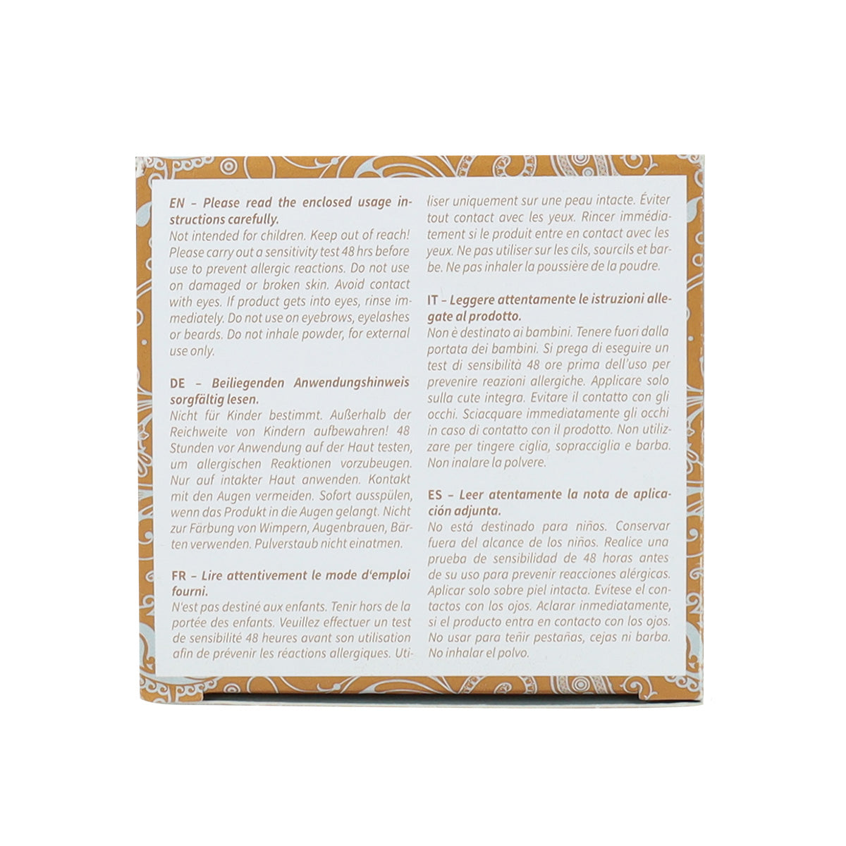 Tinte natural rubio oscuro ceniza Khadi 100 g