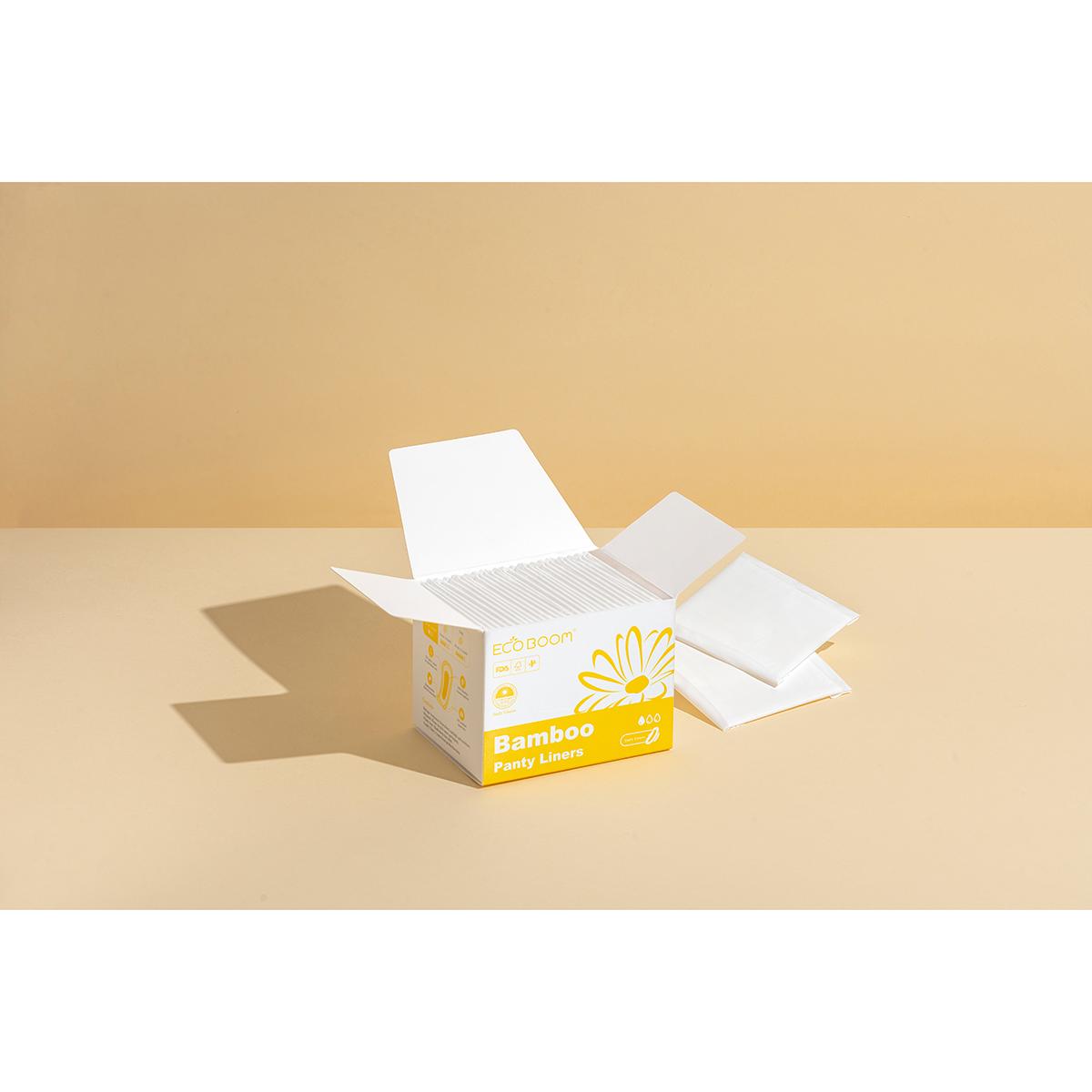 Salvaslips fibra de bambú biodegradable Ecoboom 30 uds