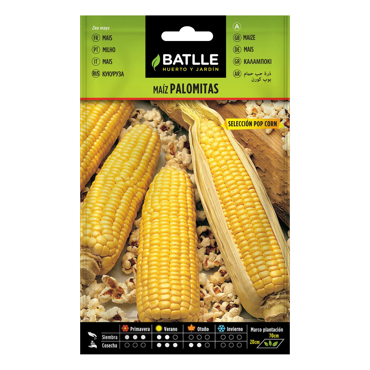 Semillas de Maíz palomitas Pop Corn Batlle