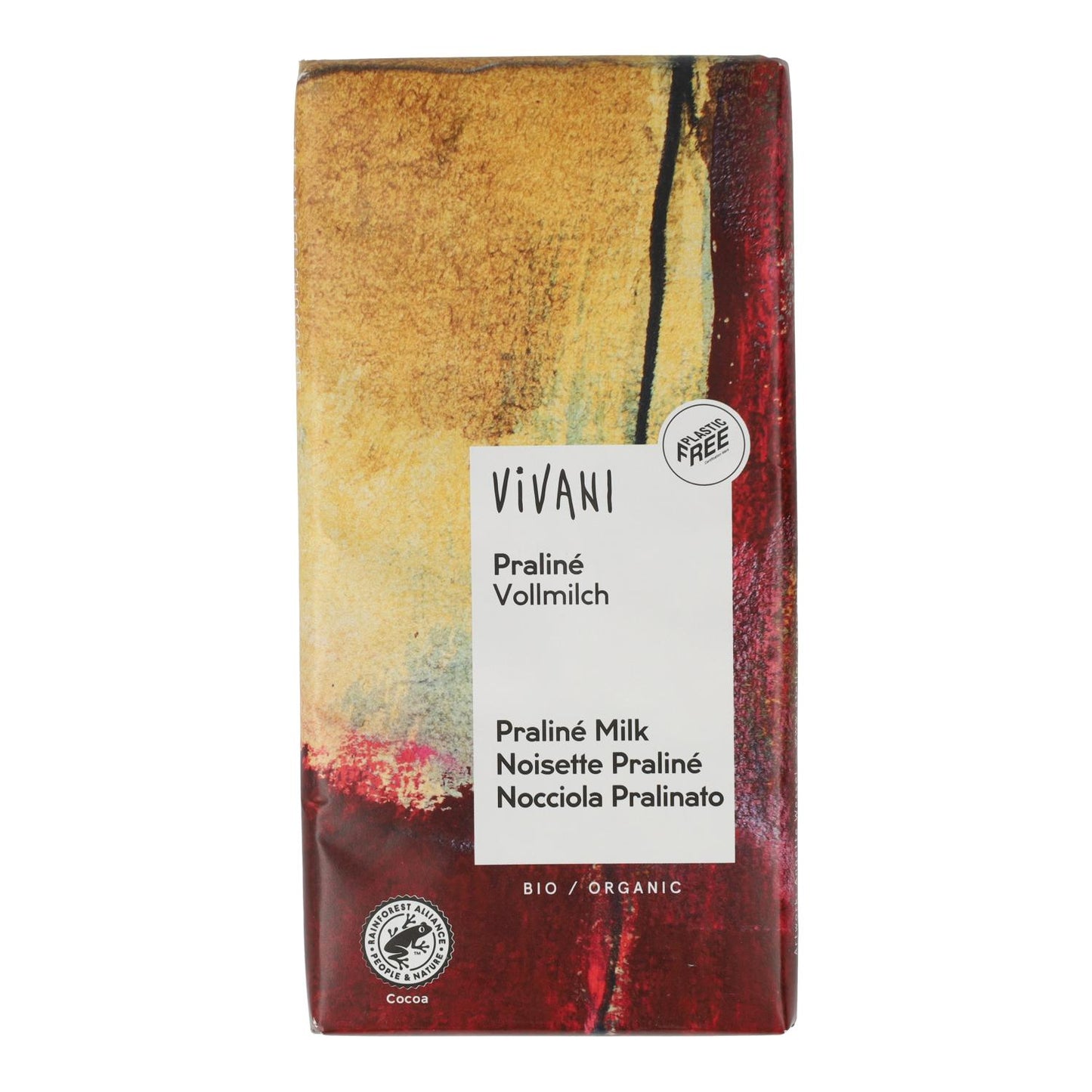 Chocolate con Leche con Praliné BIO Vivani 100g
