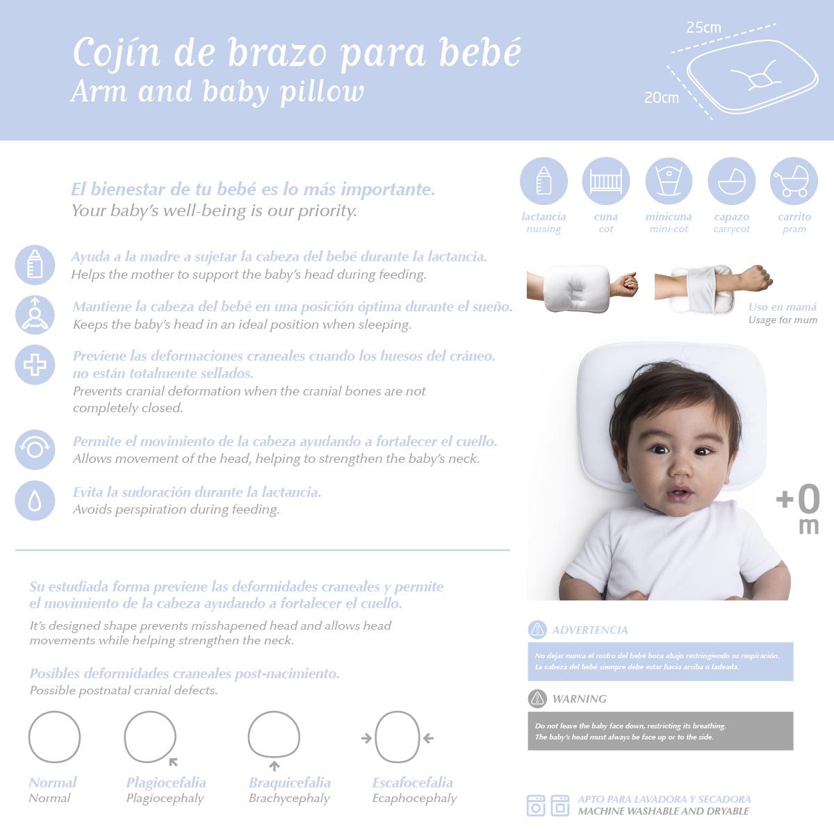 Cojin de brazo para bebé de Cambrass