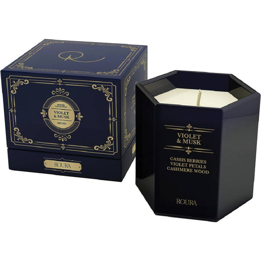 Vela Violet & Musk Roura Grosella negra, Violeta & Madera de cashmere