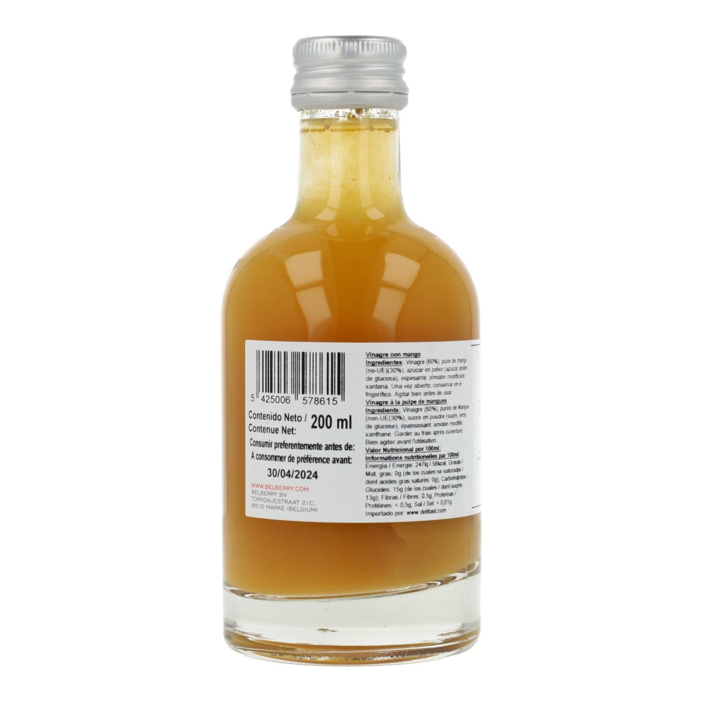 Vinagre de Mango de Camerun Belberry 200 ml