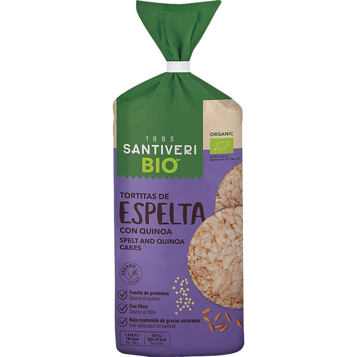 Tortitas de espelta con Quinoa BIO 100 g
