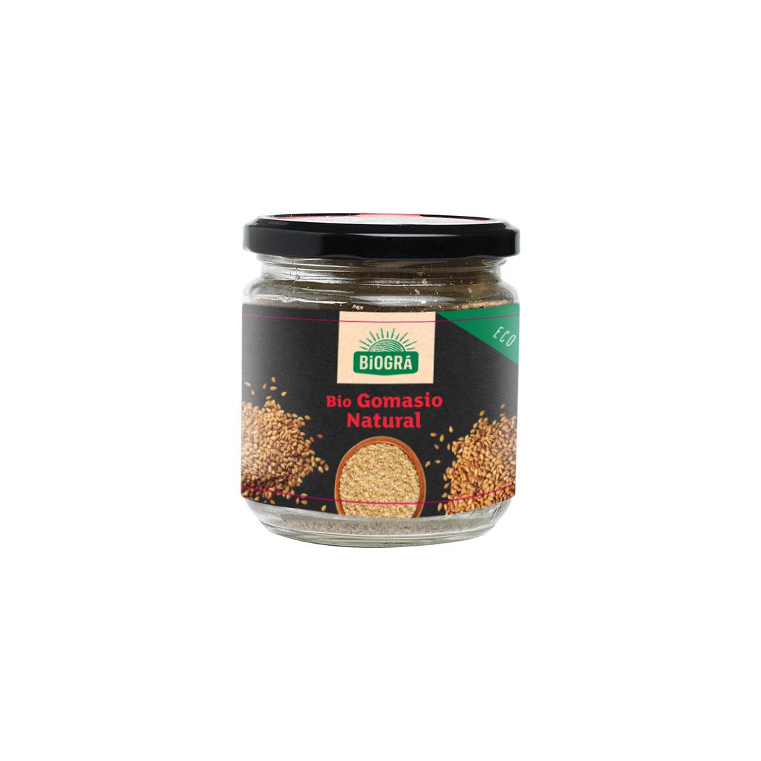 Gomasio Natural Bio Tarro cristal 120 g Biográ
