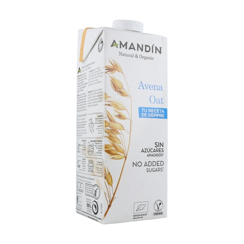 Bebida de avena nature Bio Amandin 1 L