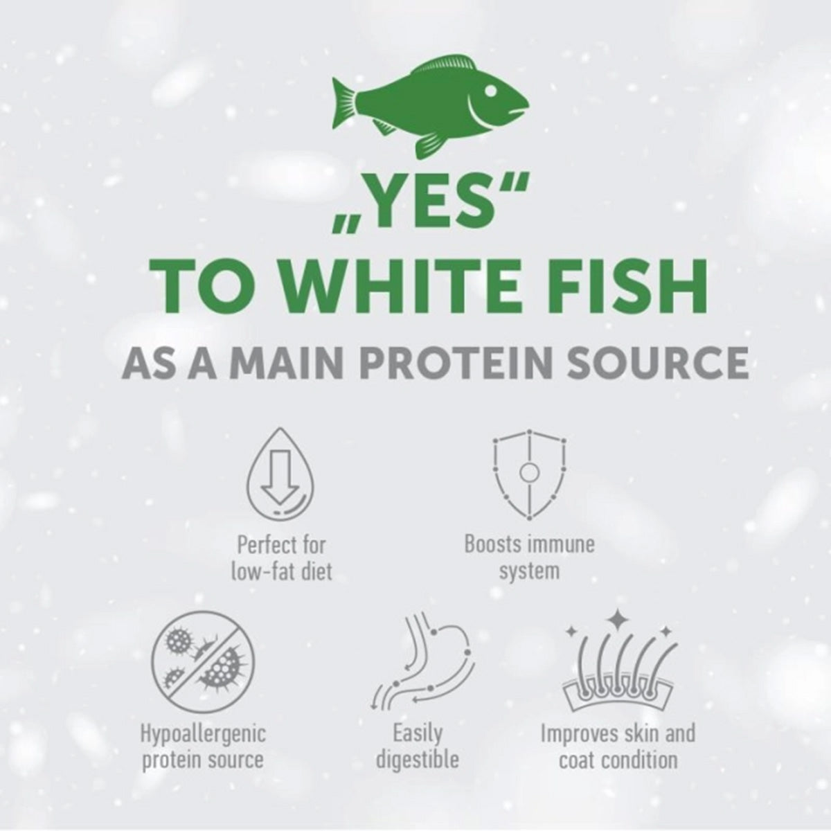 Nature's Protection White Dog Pienso grain free Pescado cachorro razas pequeñas 1,5 Kg