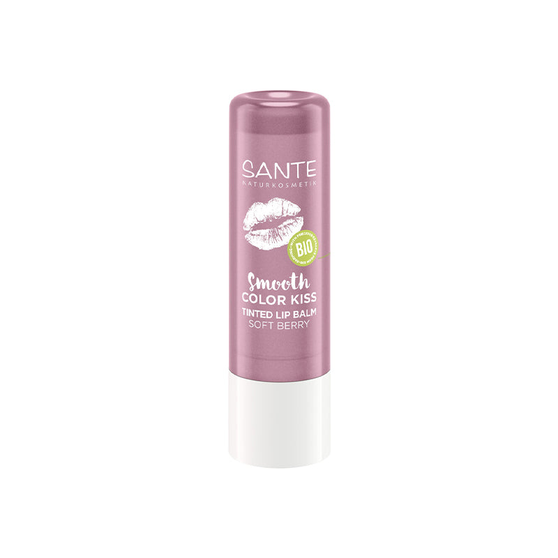 Bálsamo labial color kiss 02 Soft Berry, Sante
