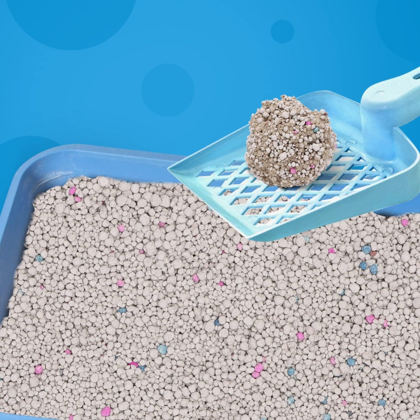 Arena aglomerante de bentonita para gatos sin olor Nobleza 3.8 L