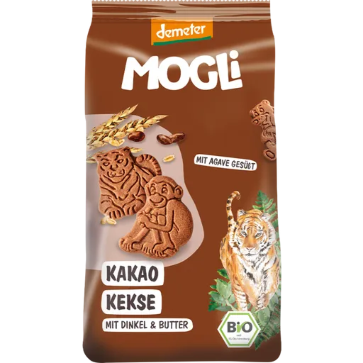 Galletas Infantiles Tigre  con Cacao Eco 125 g Mogli