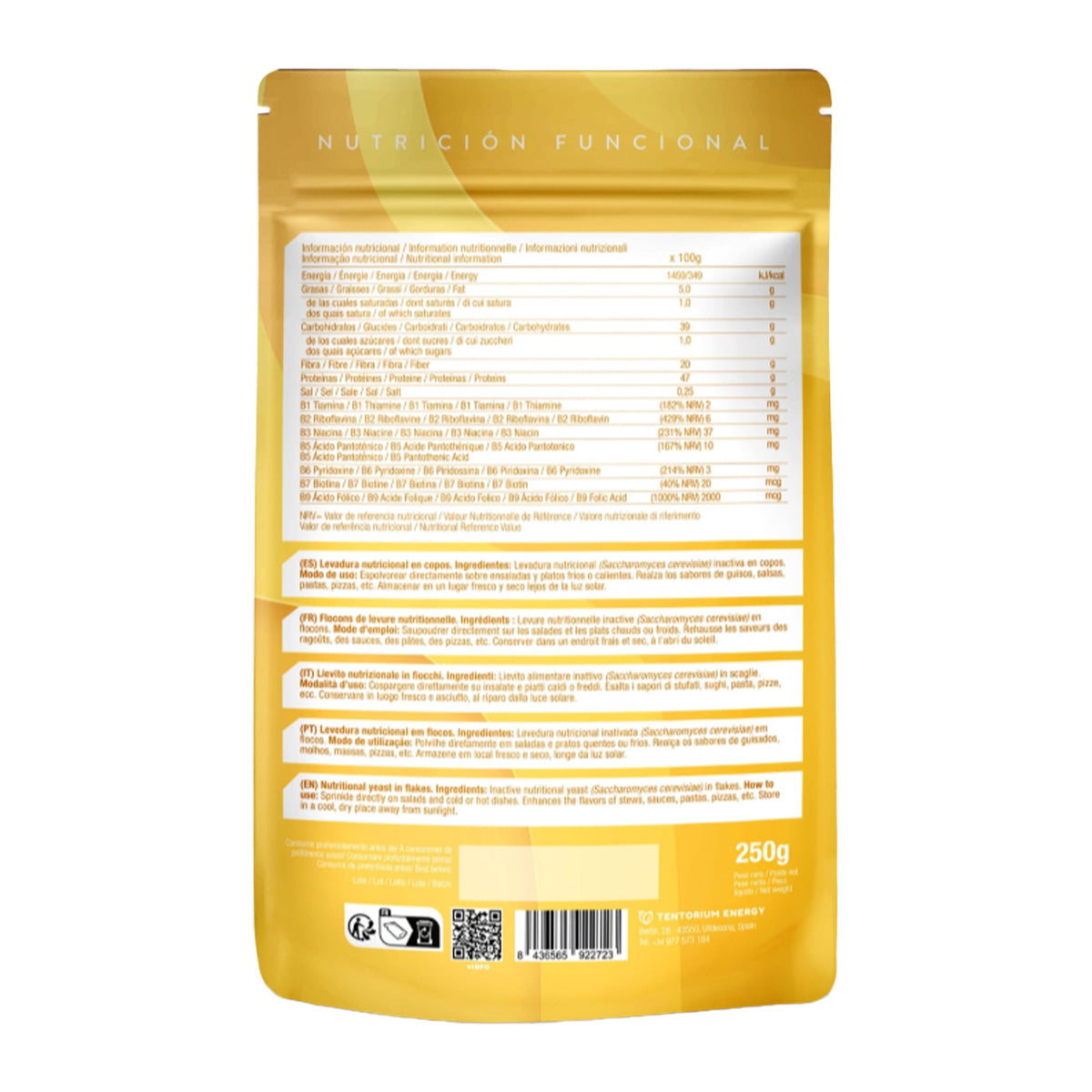 Levadura Nutricional Bland en copos Energy Feelings 250 g