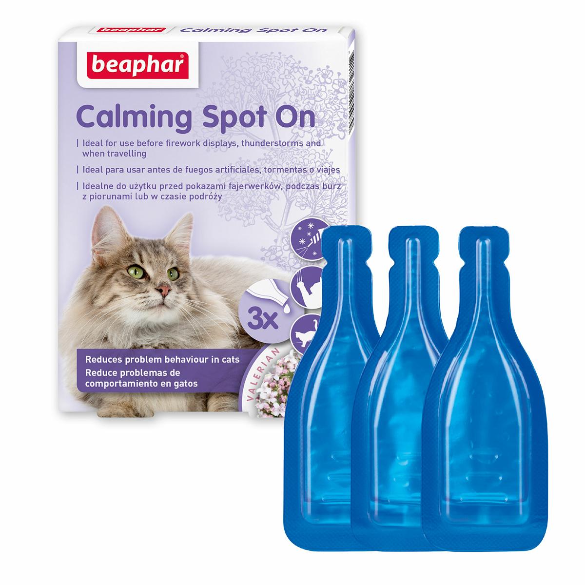 Calming Spot On  Pipetas calmantes para gatos Beaphar 3x0,4 ml
